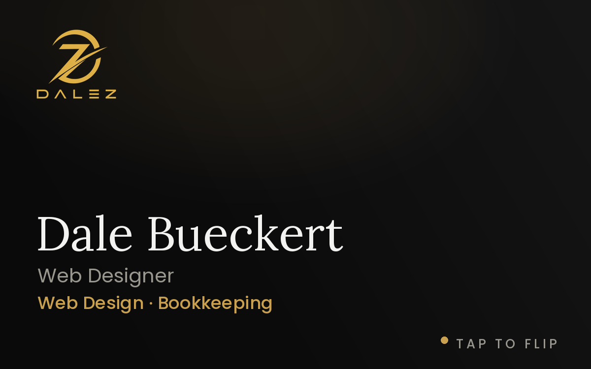Dale Bueckert interactive digital business card