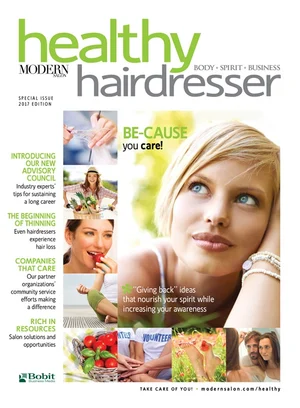 Healthy Hairdresser magazine cover