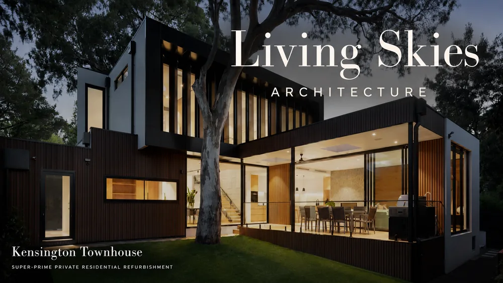 Living Skies Architecture website, Kensington Townhouse